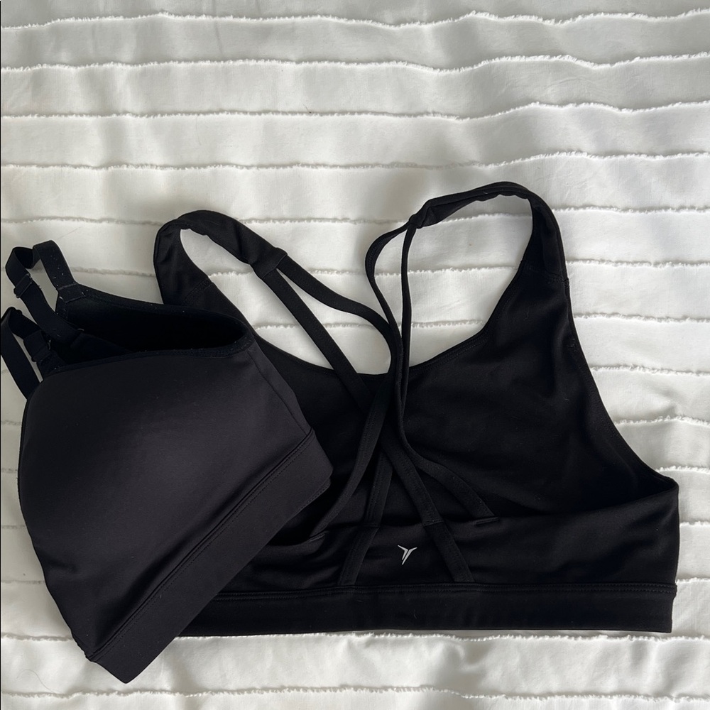 Old Navy Black Sports Bra Duo (2!)